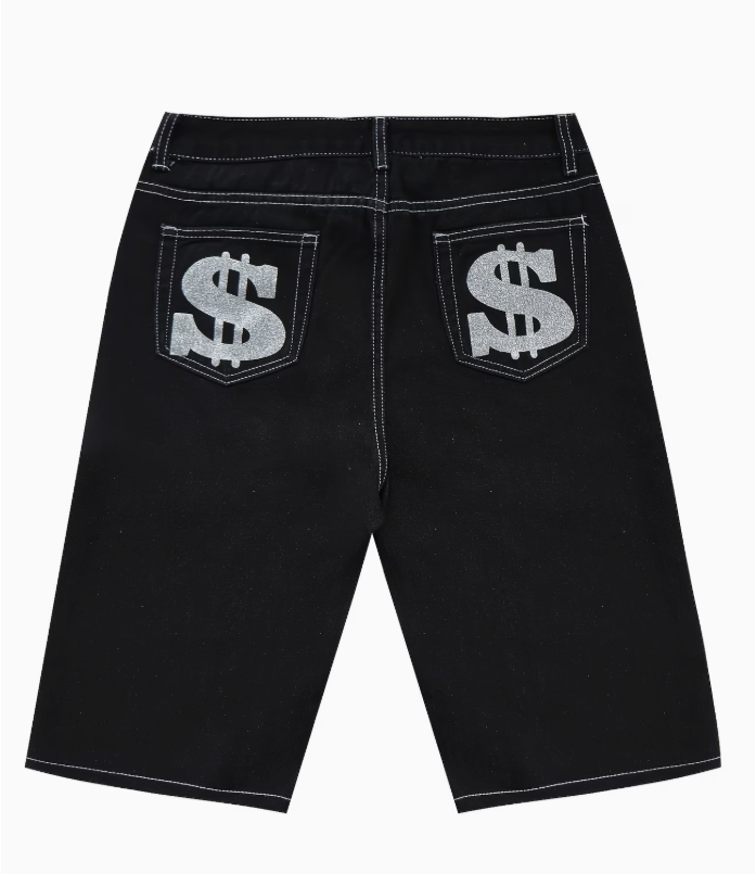 Shorts Ample à Imprimé Lettres